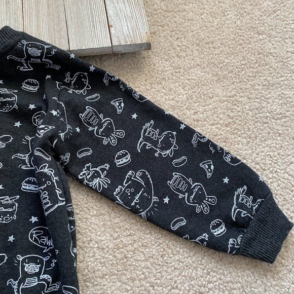 Alex & Jack Toddler Boys Dinosaur Monster Sweatshirt Size 3T Graphic Print Fun - Picture 5 of 12
